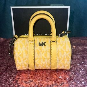 Michael Kors Mini Yellow Duffel